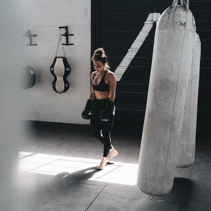 Wellness-focused fitness space with calm atmosphere